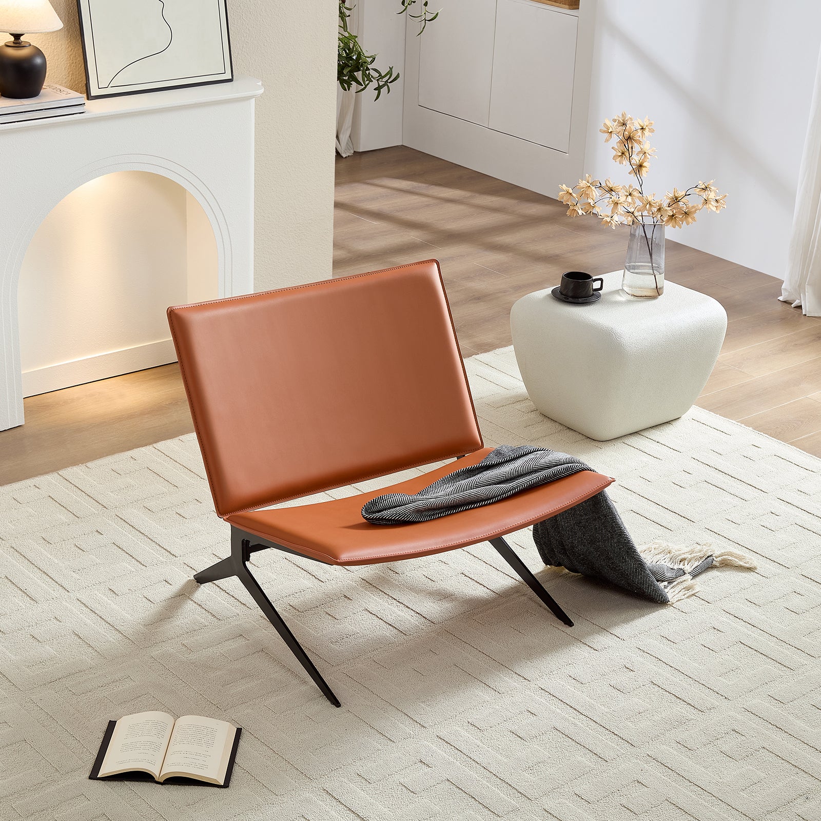 Modern Accent Chair for Living Room, Bedroom & Home Office Seating