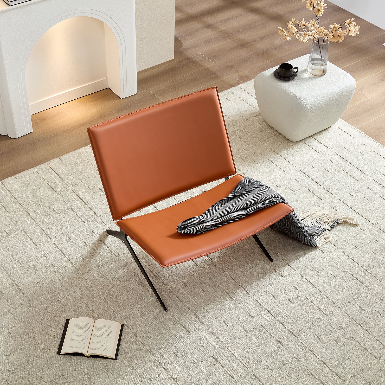 Modern Accent Chair for Living Room, Bedroom & Home Office Seating