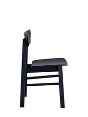 Briar 5Pcs Black Finish Rectangular Table w/ Chair Dining Set
