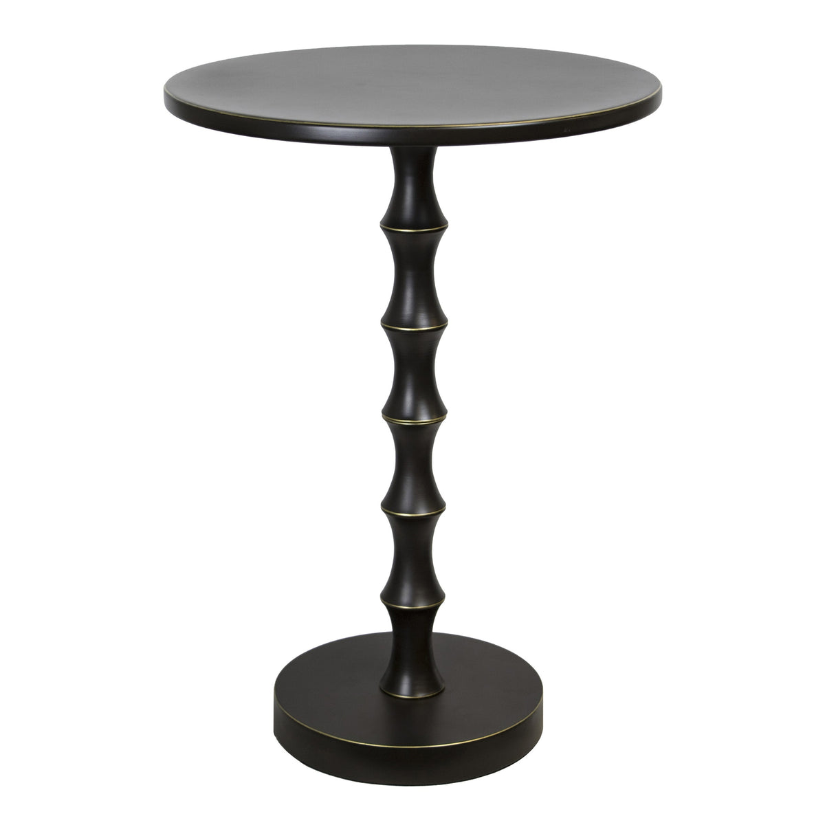 Bora 26.75" Contemporary Metal Accent Table in Oil Rubbed Bronze from Grandview Gallery by LumiSource