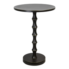 Bora 26.75" Contemporary Metal Accent Table in Oil Rubbed Bronze from Grandview Gallery by LumiSource