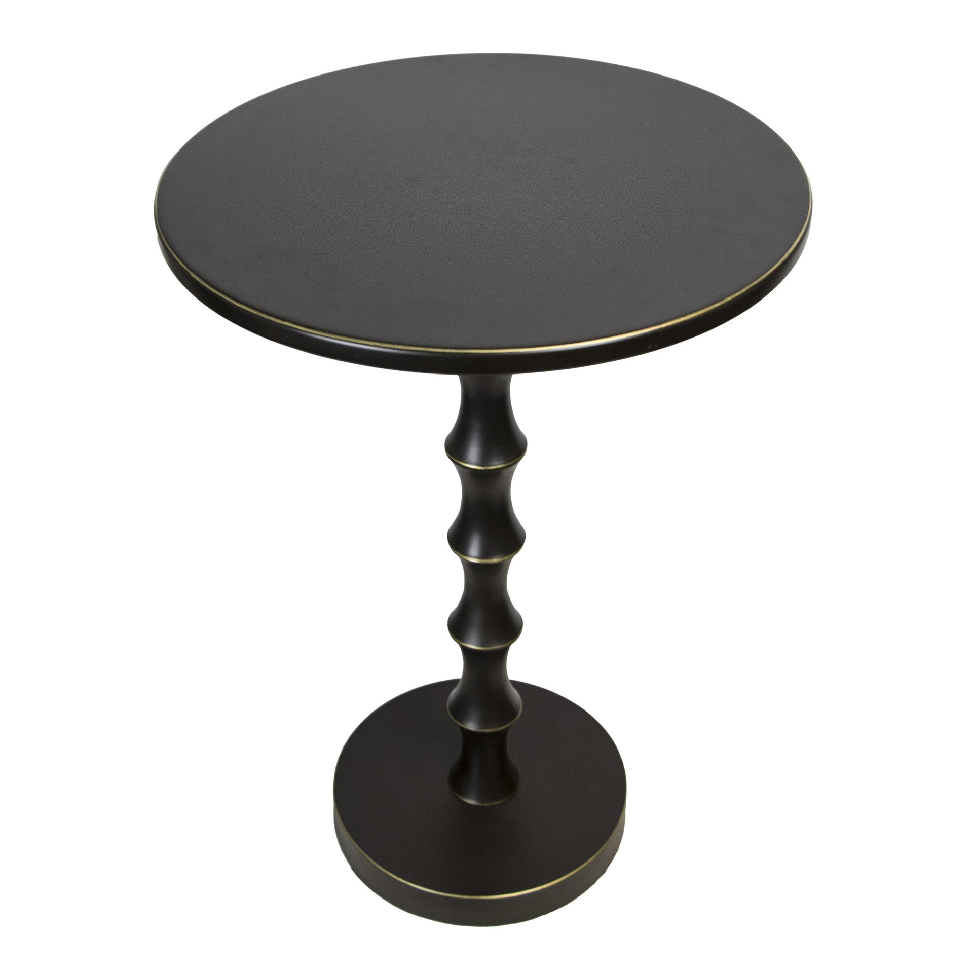 Bora 26.75" Contemporary Metal Accent Table in Oil Rubbed Bronze from Grandview Gallery by LumiSource