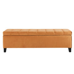 Storage Ottoman,Rectangular Ottoman Bench,Upholstered Storage Bench,Foot Rest for Living Room, Entryway and Bedroom,