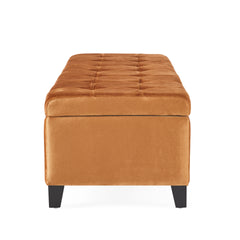 Storage Ottoman,Rectangular Ottoman Bench,Upholstered Storage Bench,Foot Rest for Living Room, Entryway and Bedroom,
