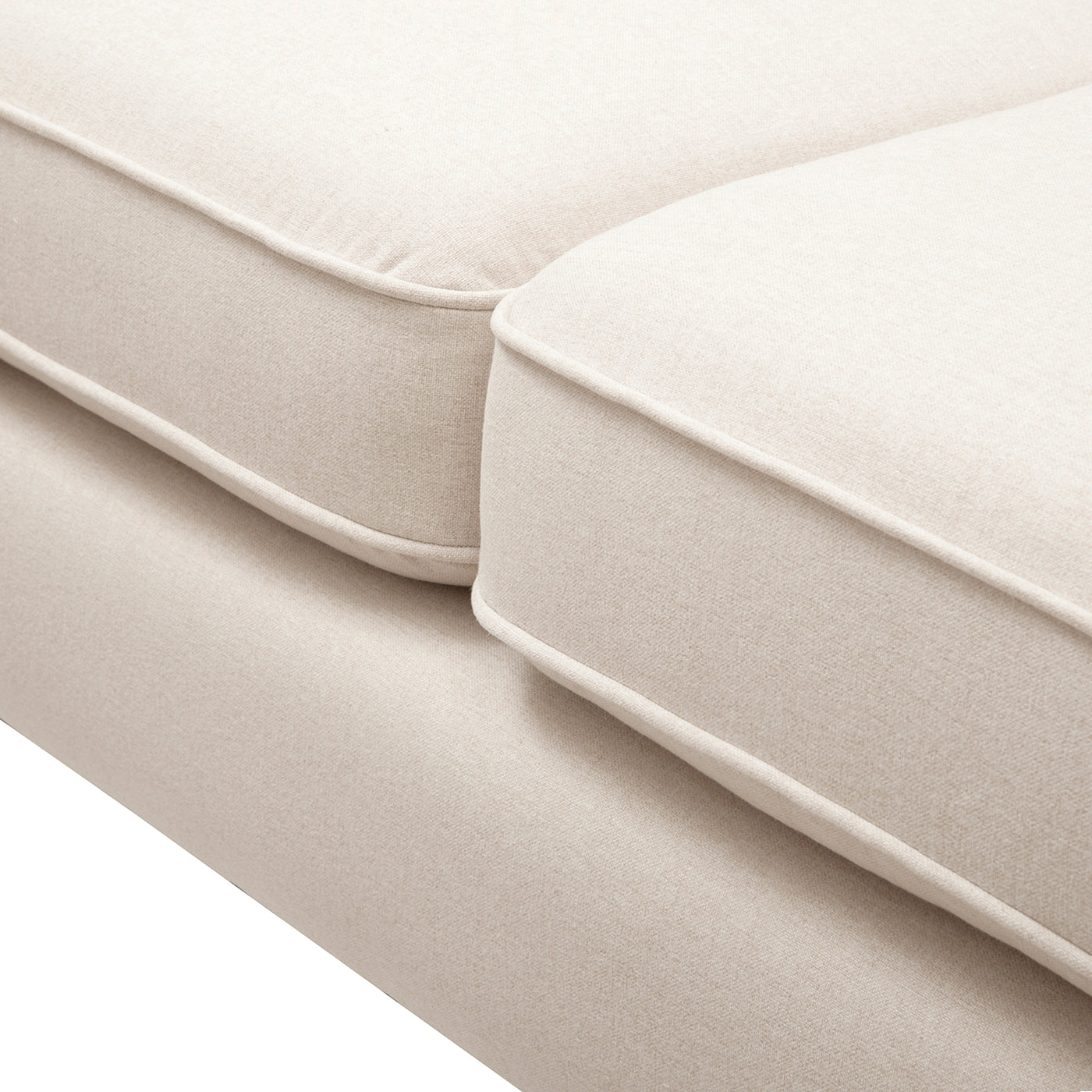Jack 84" Modern Tuxedo Tufted Sofa, Sky Neutral Beige Polyester