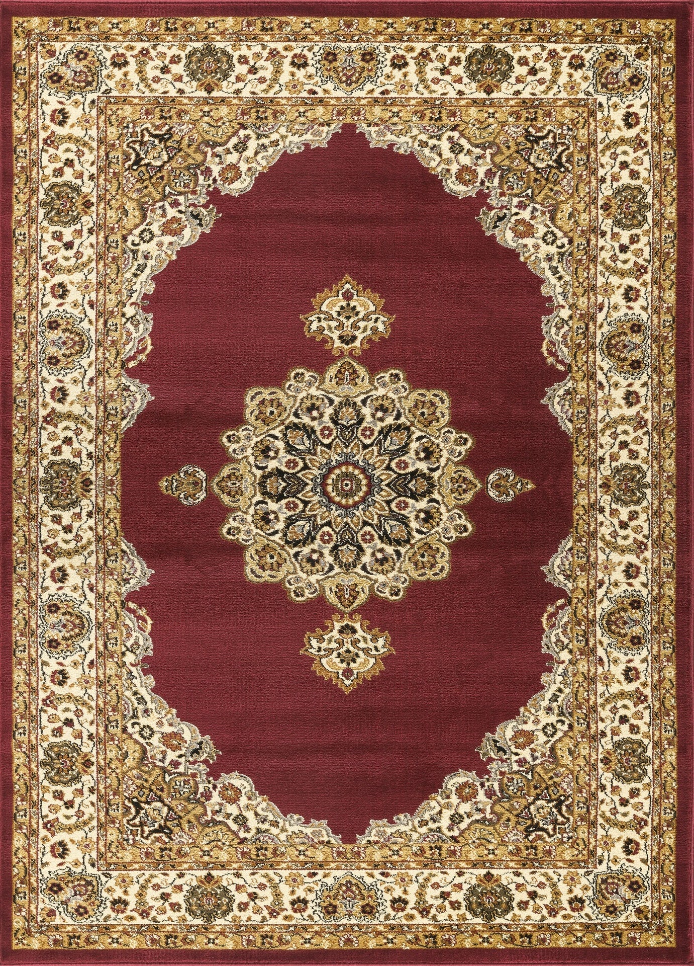 Classic GC_VIN5009 Red 2 ft. 7 in. x 7 ft. 3 in. Area Rug