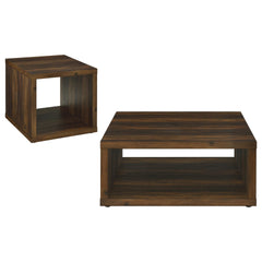Hermosa Dark Pine 2-piece Coffee and End Table Set