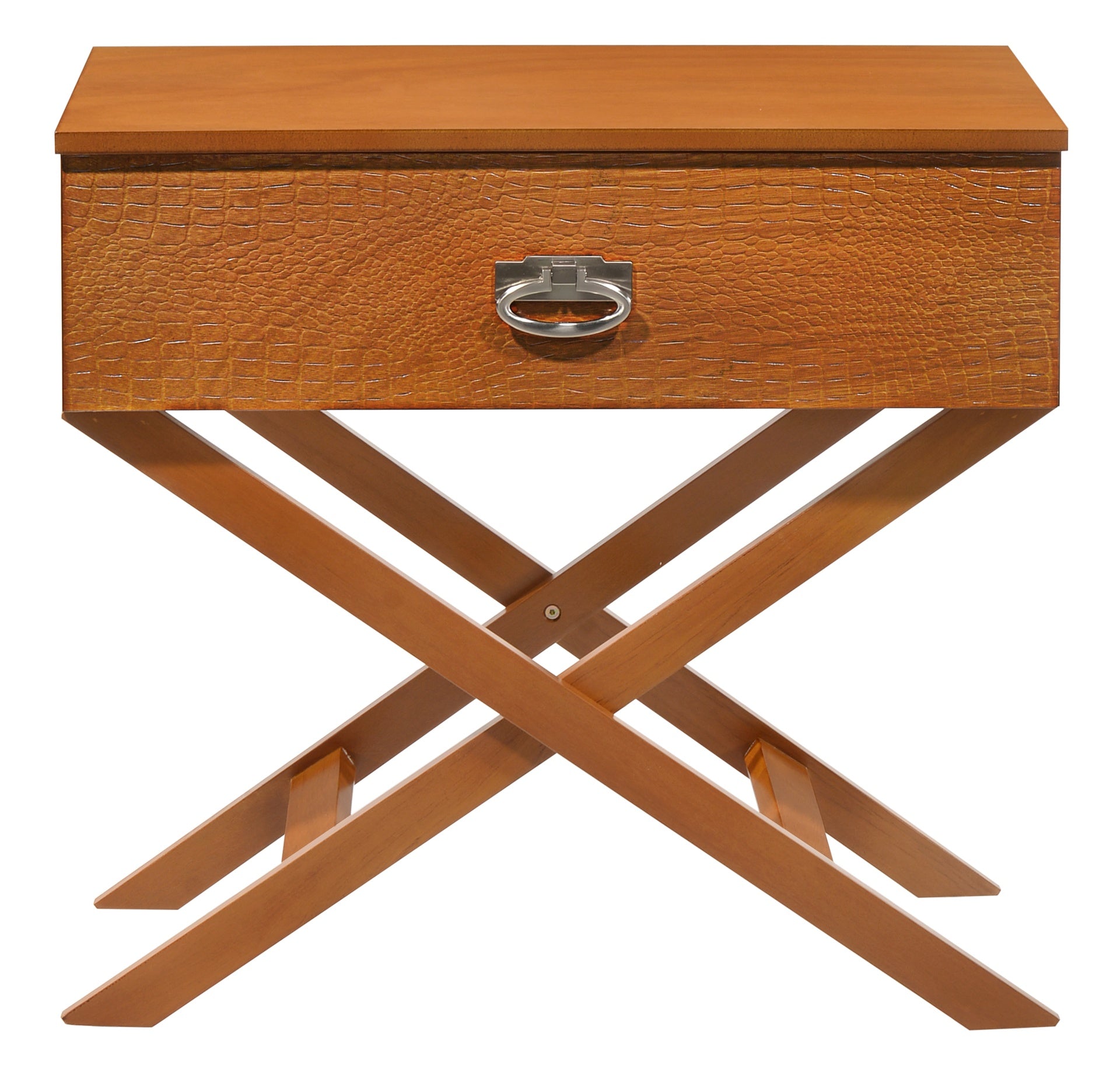 Elegant Oak Contemporary Nightstand