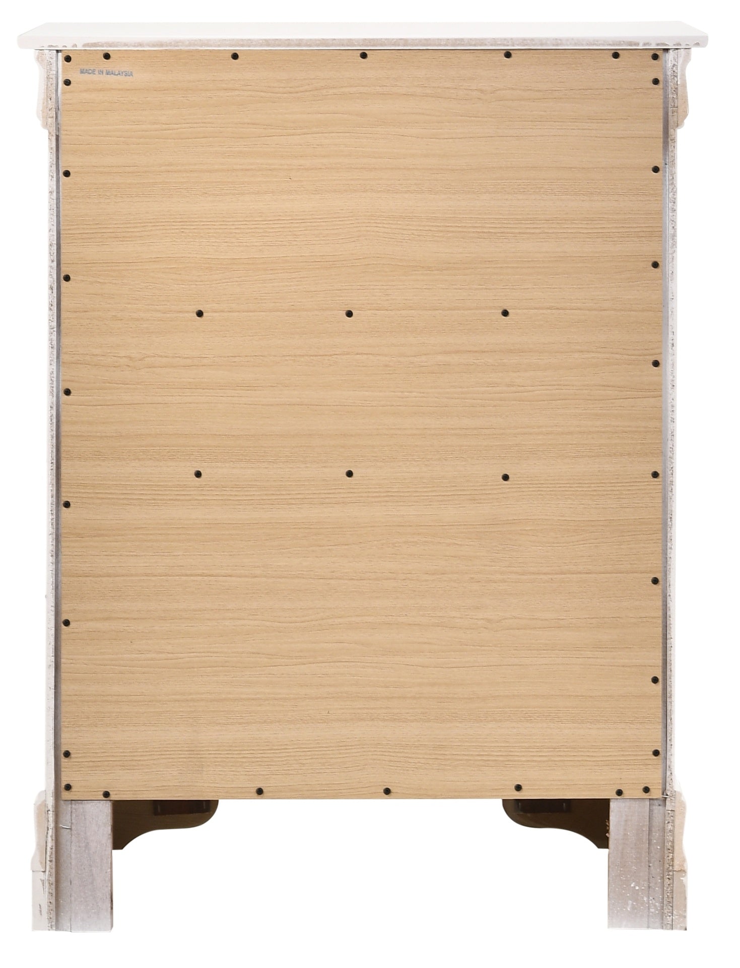 Louis Phillipe G3190-BC 4 Drawer Chest , White