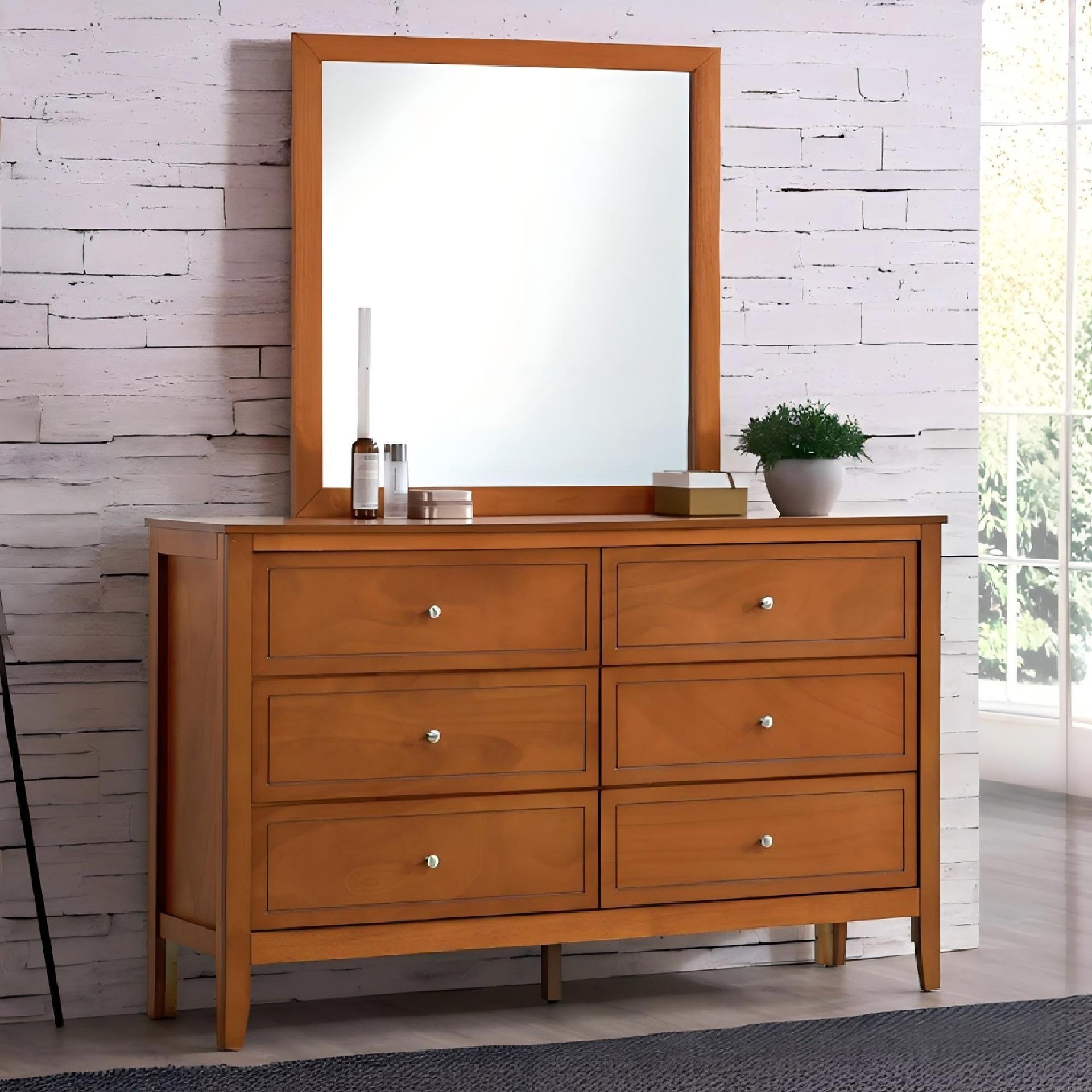 Daniel G1314-D-60 Dresser(Without Mirror) , Oak