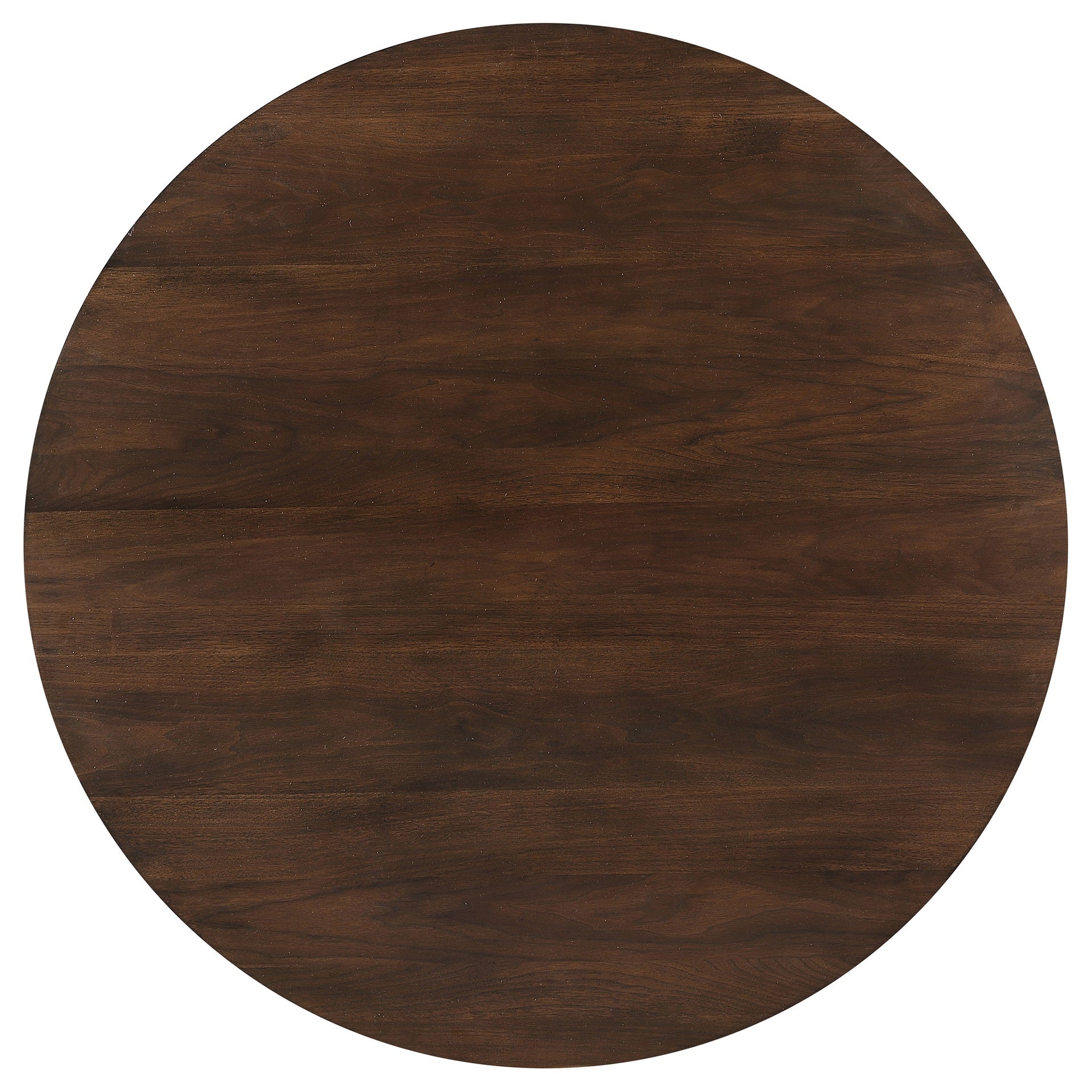 Shirley Dark Walnut Round Dining Table