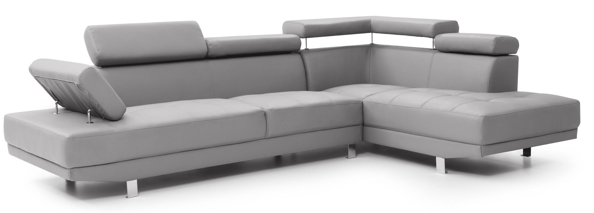 Riveredge G452-SC Sectional  ( Without Ottoman) , GRAY
