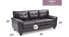 Gallant G905A-S Sofa , CAPPUCCINO