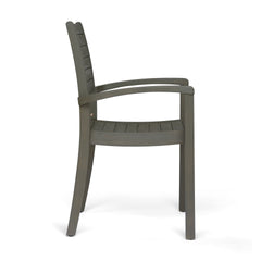 Outdoor Dining Chairs, Grey 63223.00GRY, KD