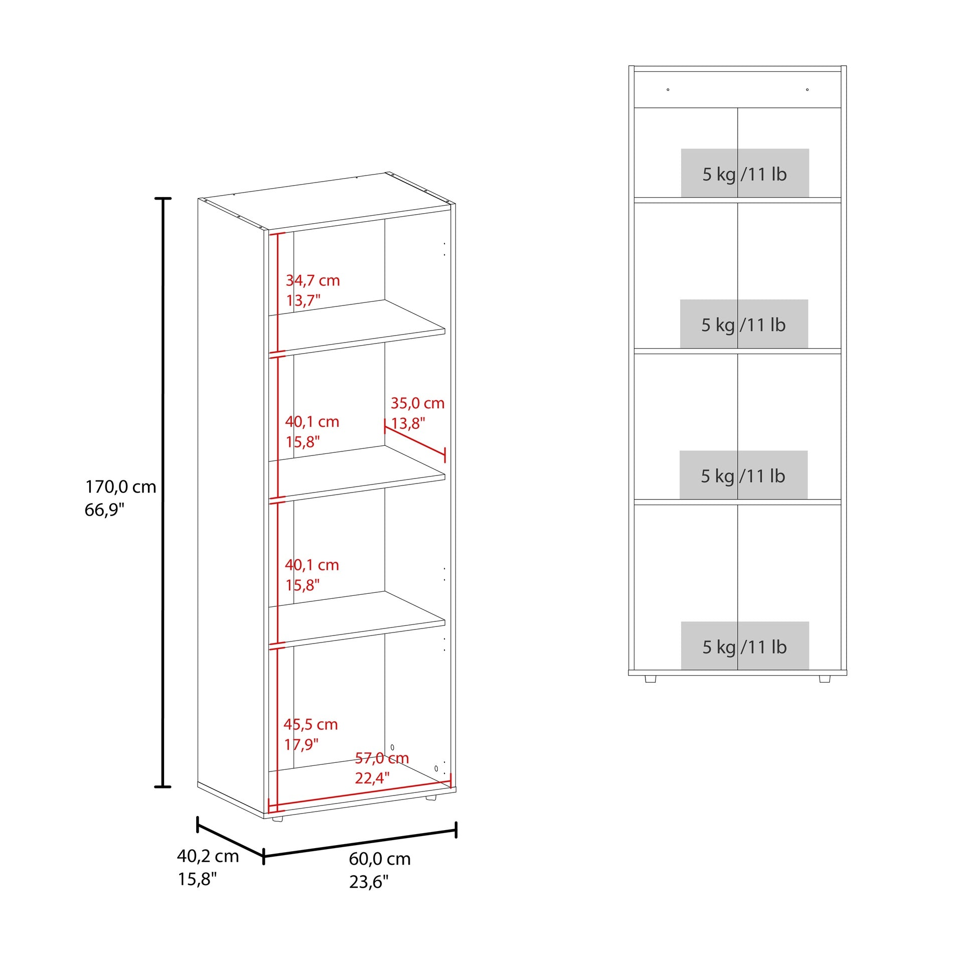 Home 3 Door Closet System with Hanging Rod for clothes and interior Shelves, Manufactured Wood Freestanding Bedroom Storage, Utility Room or Laundry Room Furniture, Natural Oak