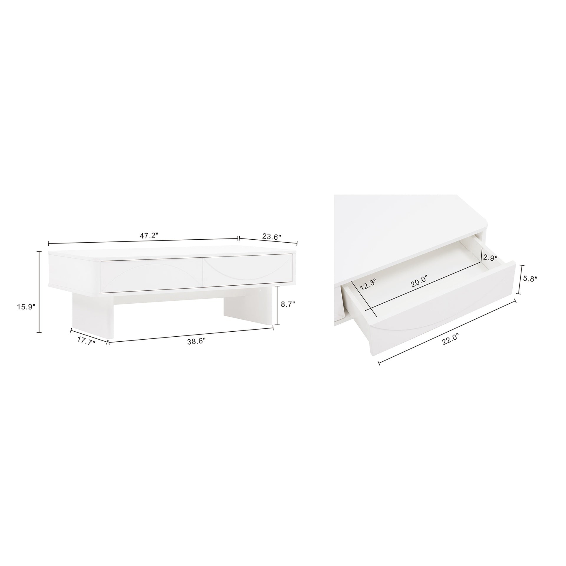 Coffee Table in White