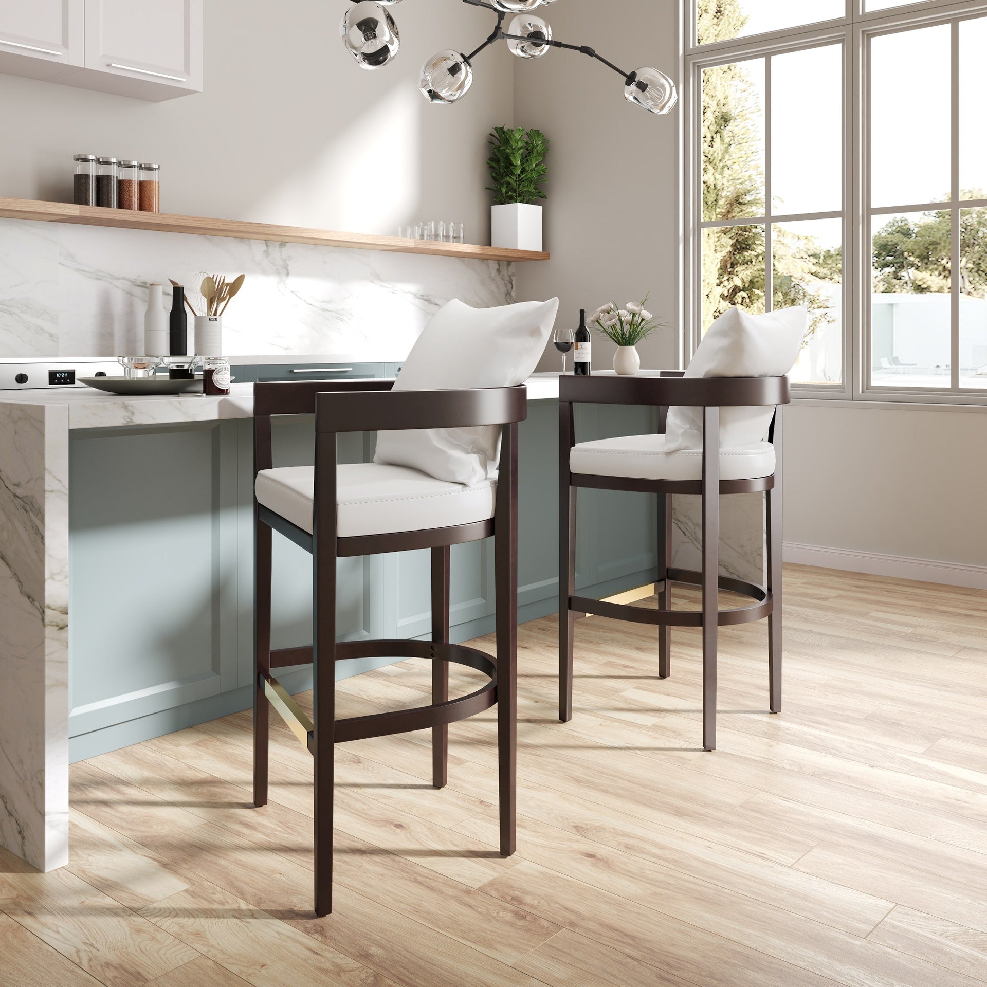Barstool in Ivory