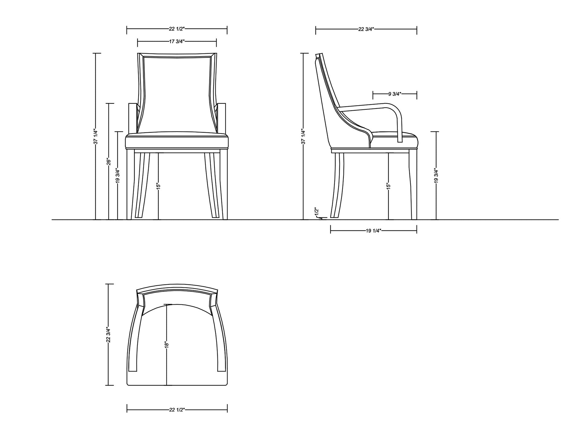 Armchair in Tan