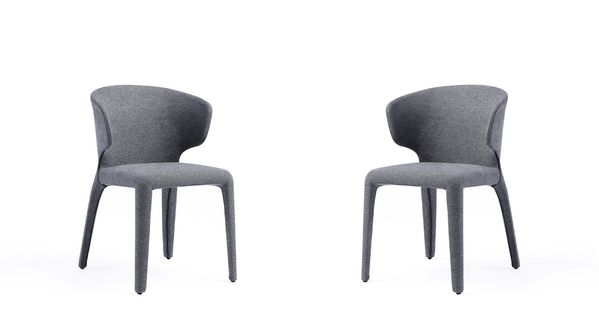 Dining Chair - Set of 2 in Gray