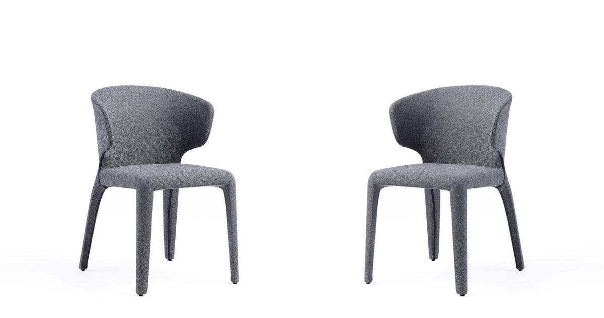 Dining Chair - Set of 2 in Gray