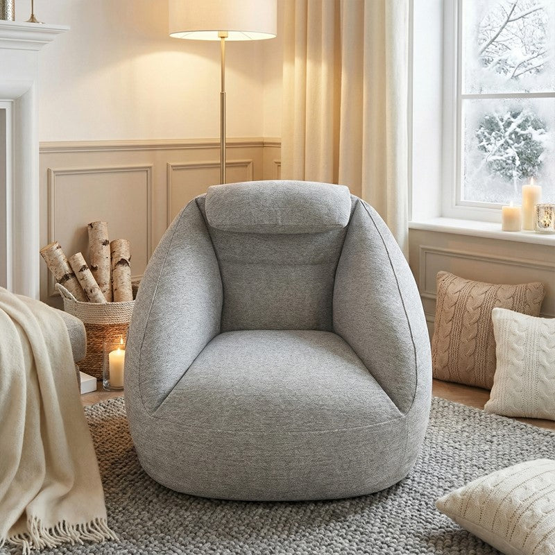 One Size Cloud ergonomic couch,Ash Grey