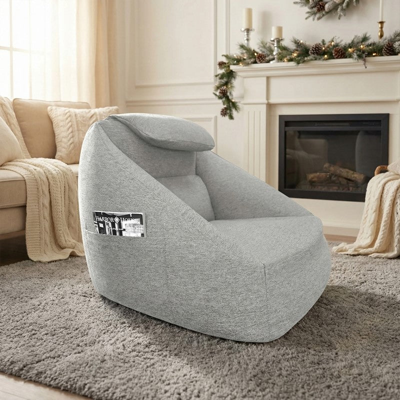 One Size Cloud ergonomic couch,Ash Grey