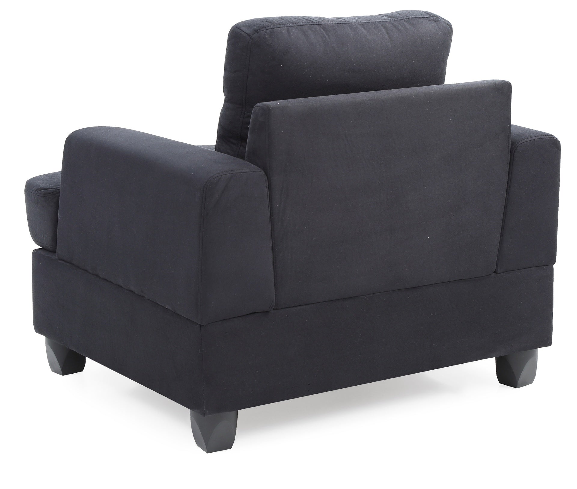 Elegant Transitional Black Accent Chair