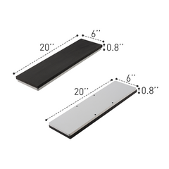 6" x 20" Interchangeable Lower Platen