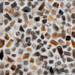 23.6x23.6" Shokha Agate Shadow Box Wall Décor