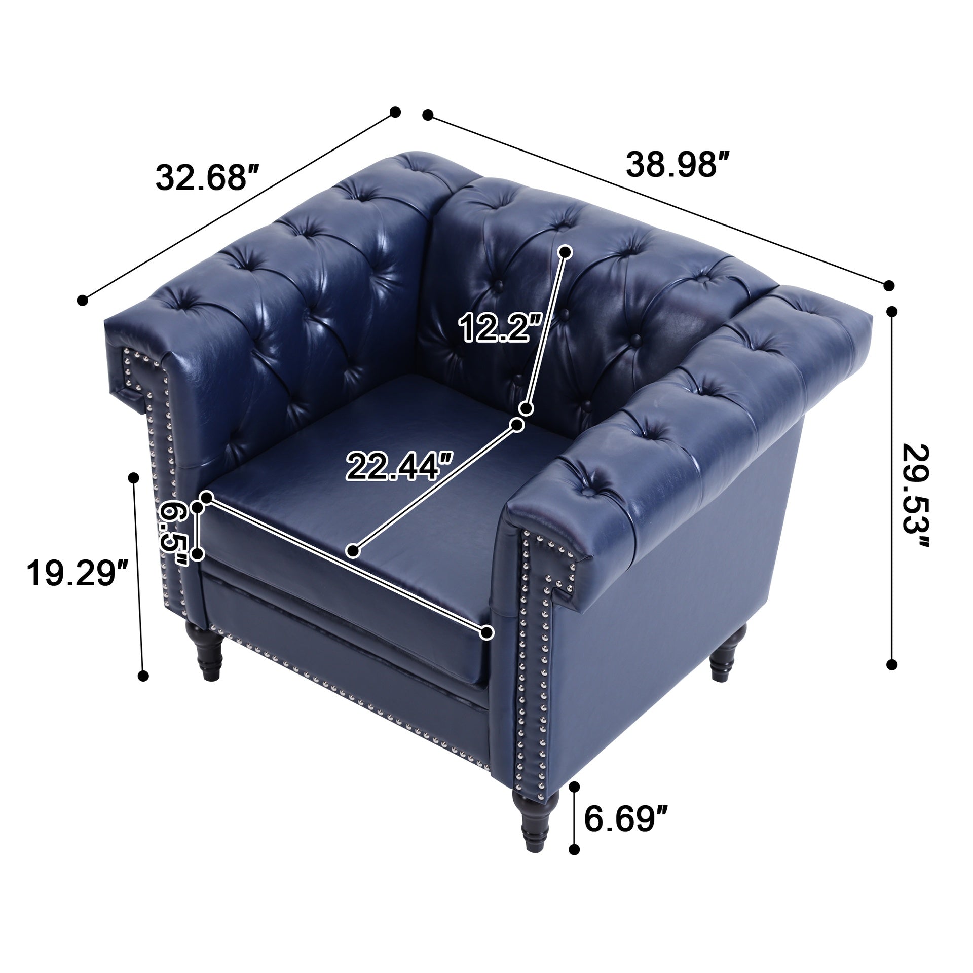 1 Seater Sofa For Living Room
