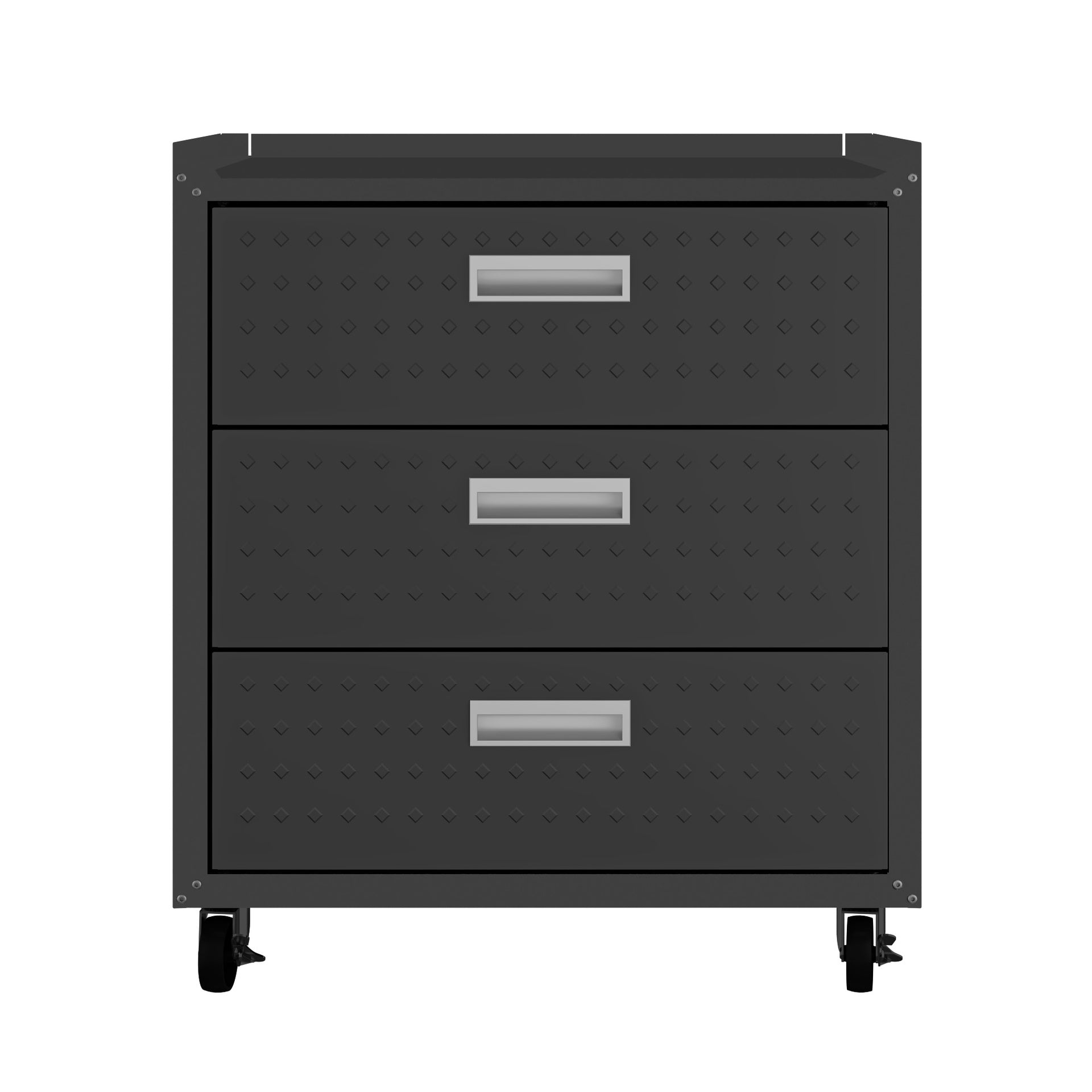 Rolling Garage Cabinet in Charcoal Gray