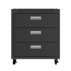 Rolling Garage Cabinet in Charcoal Gray