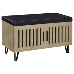 Clackamas White Oak 2-door Storage Bench