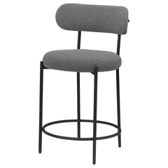 Concord Grey Boucle Upholstered Counter Chair (Set of 2)