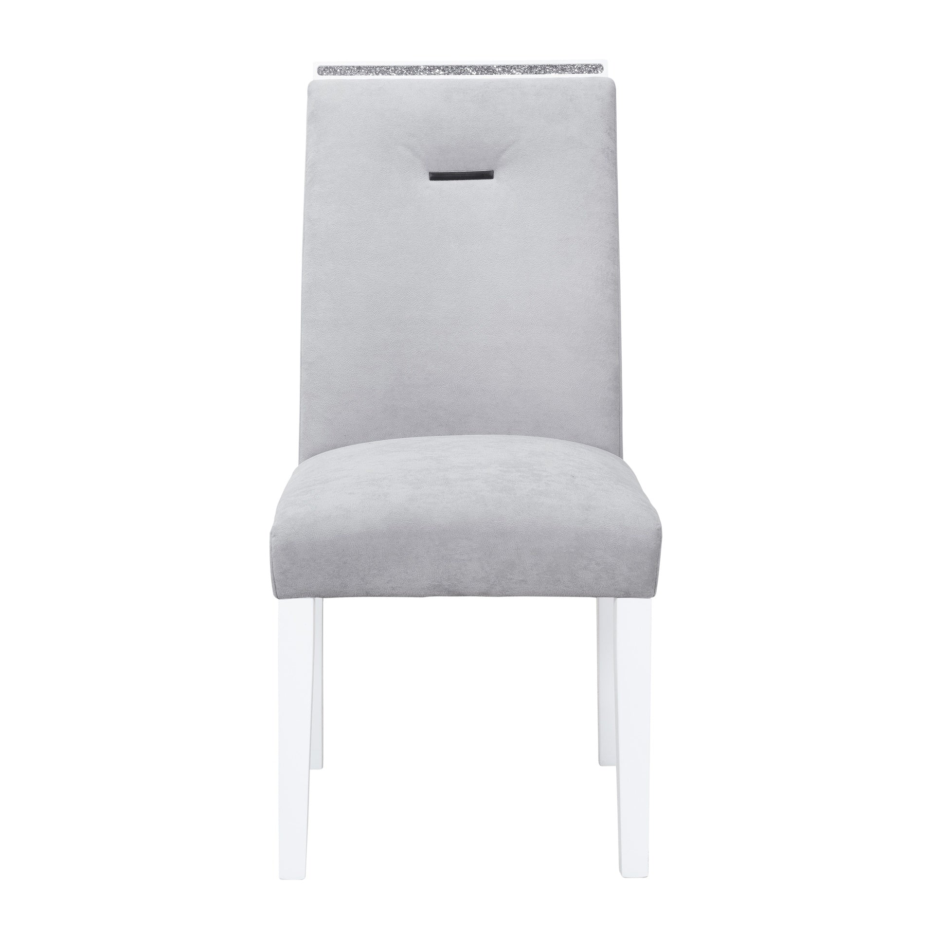 ARIYA GREY/WHITE DINING CHAIR KIT OF 2