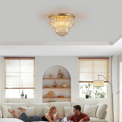 Gold luxury modern style crystal lights,large ceiling chandeliers,dining room,living room,bedroom (Bulb Not Included)