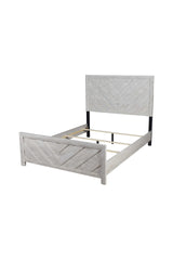 Denver Modern Style Queen Bed Made with Wood in Natural (CA Inventory)