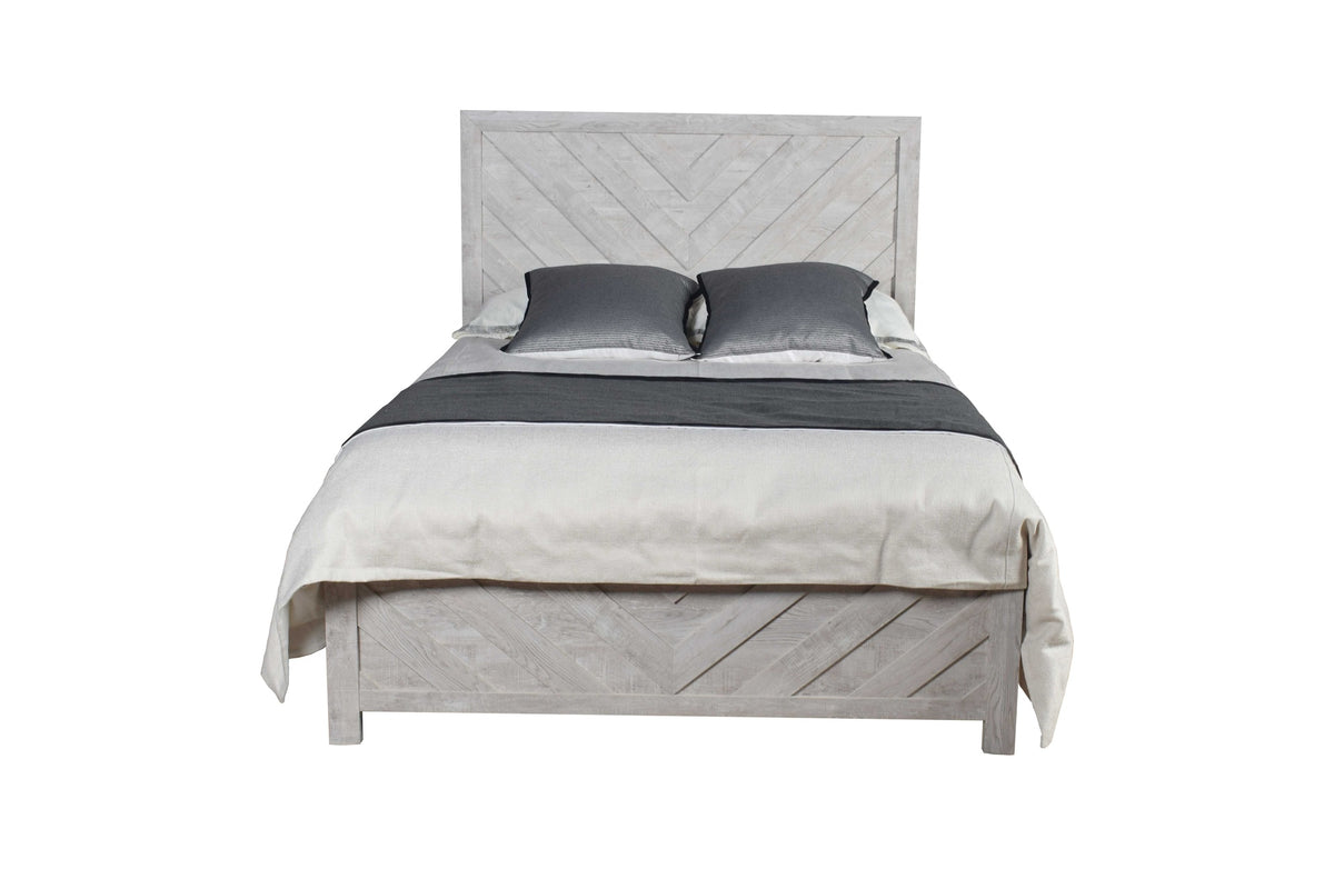Denver Modern Style Queen Bed Made with Wood in Natural (CA Inventory)