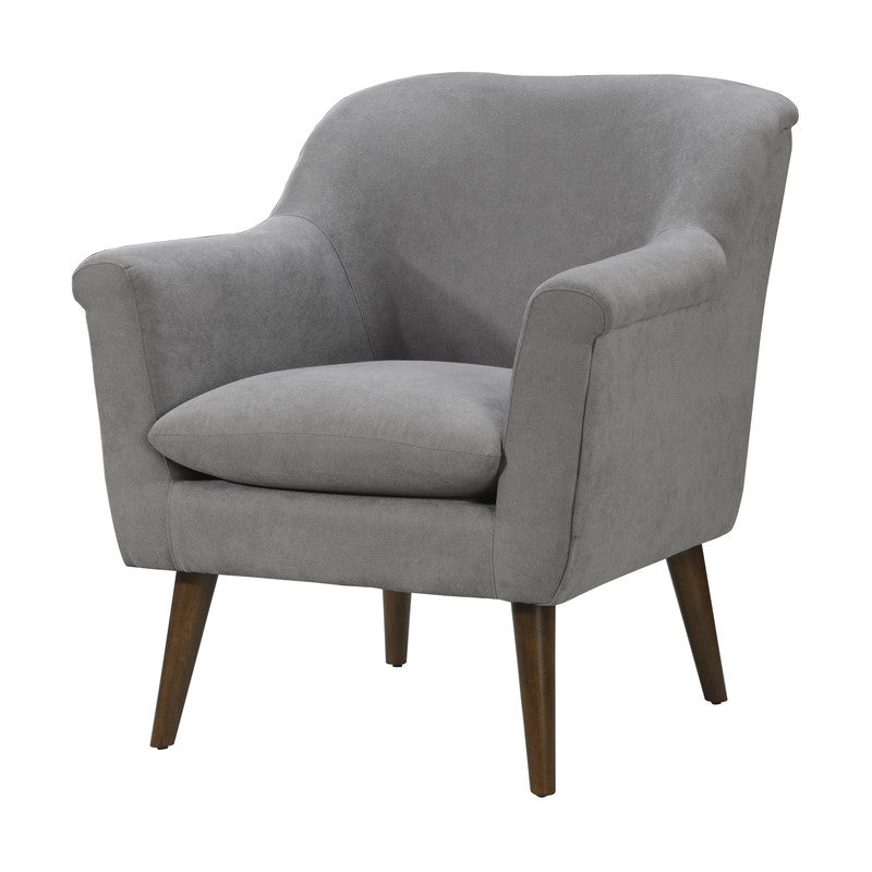 Savona 31.5"W Steel Gray Woven Fabric Oversized Armchair