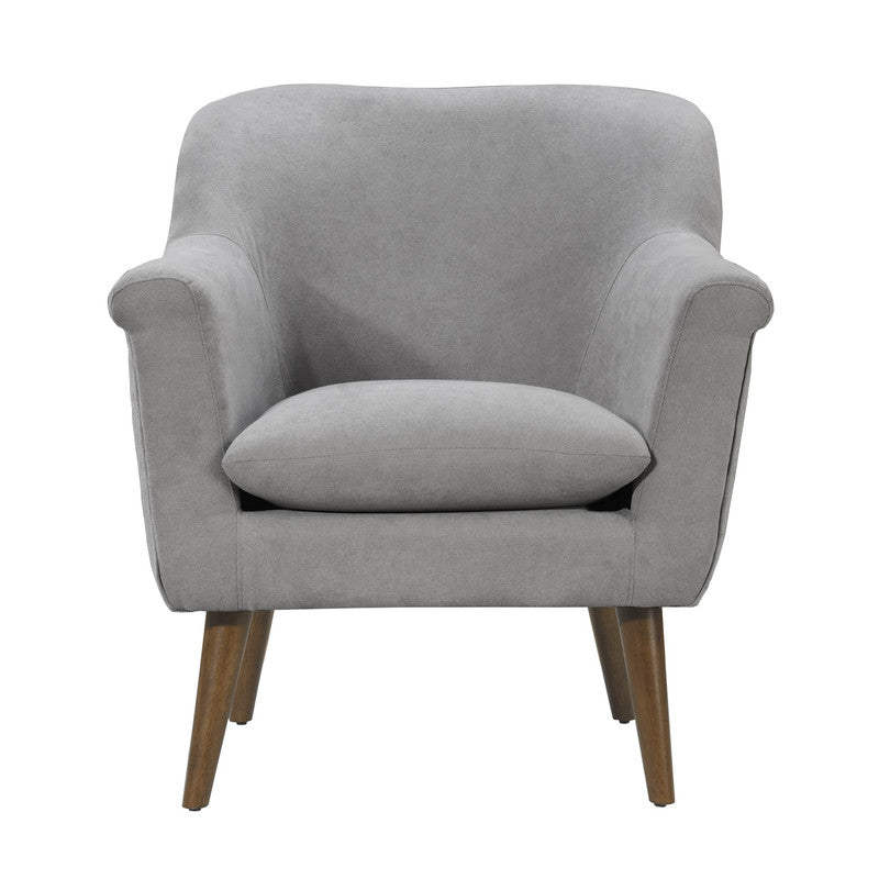 Savona 31.5"W Steel Gray Woven Fabric Oversized Armchair