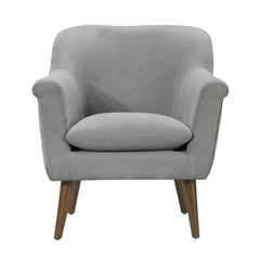 Savona 31.5"W Steel Gray Woven Fabric Oversized Armchair