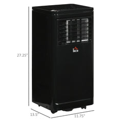 HOMCOM 8,000 BTU Portable Air Conditioner Evaporative Cooler, Black