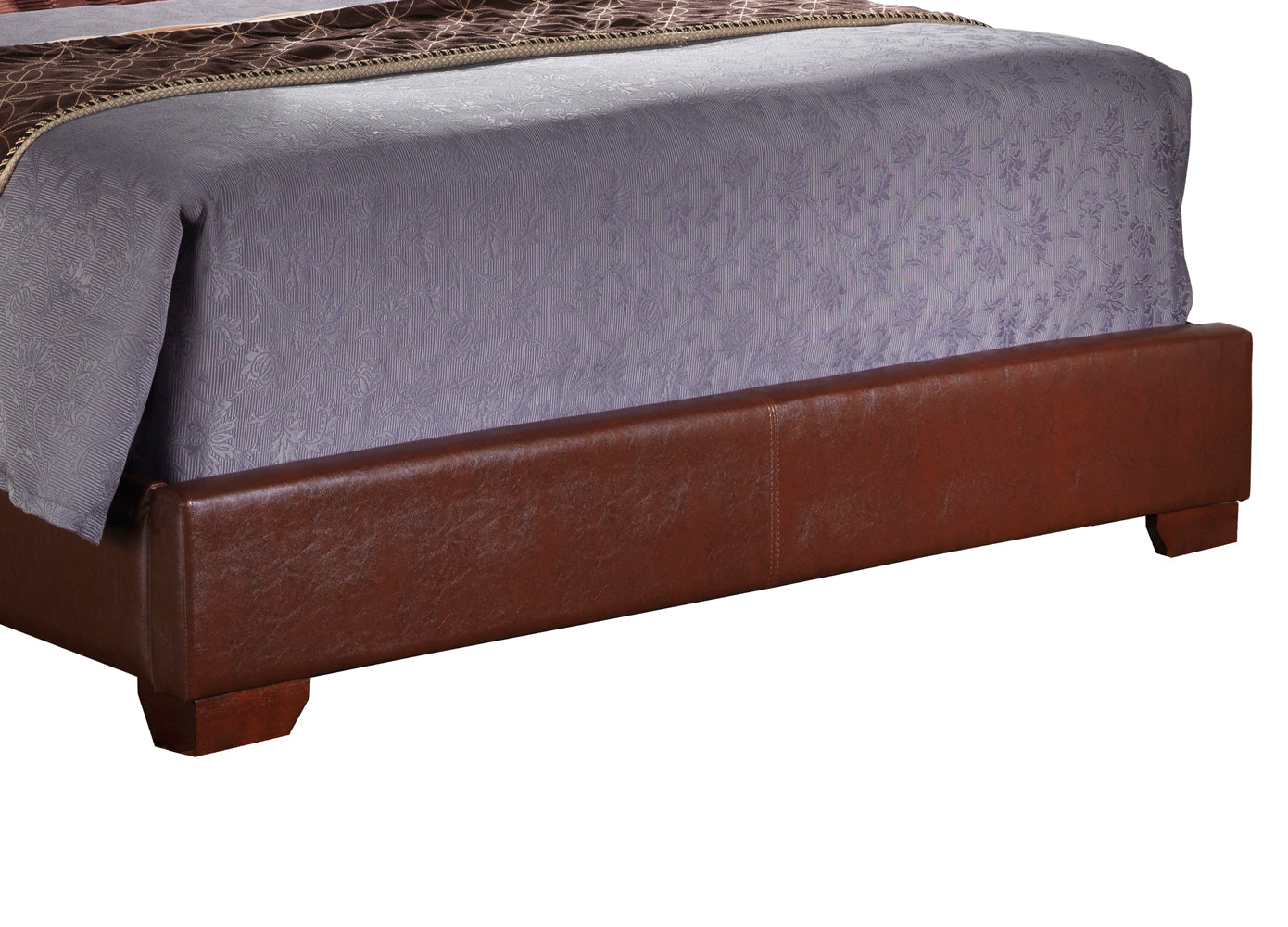 Aaron G1855-QB-UP Queen  Bed , LIGHT BROWN