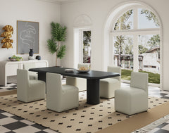 Dining Chair in Stone Gray