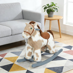 Kids Plush Horse Rocker,Rocking Horse