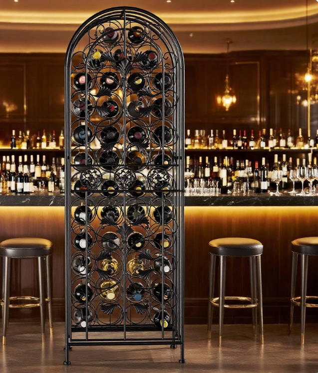 Rack Wrought Iron Wine Rack