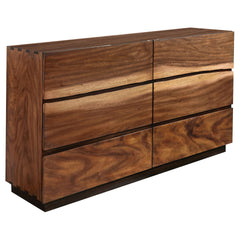 Beverly Smokey Walnut 4-piece Eastern King Bedroom Set