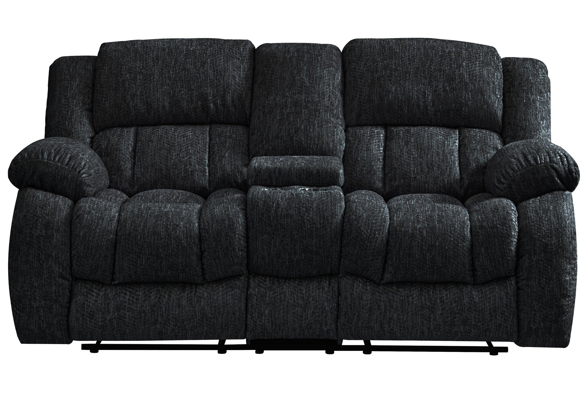STONIC EBONY CONSOLE RECLINING LOVESEAT