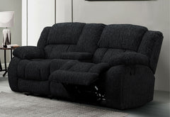 STONIC EBONY CONSOLE RECLINING LOVESEAT
