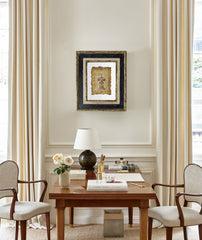 18x22" Lucian Framed Antiqued Sculpture Print,2 Piece